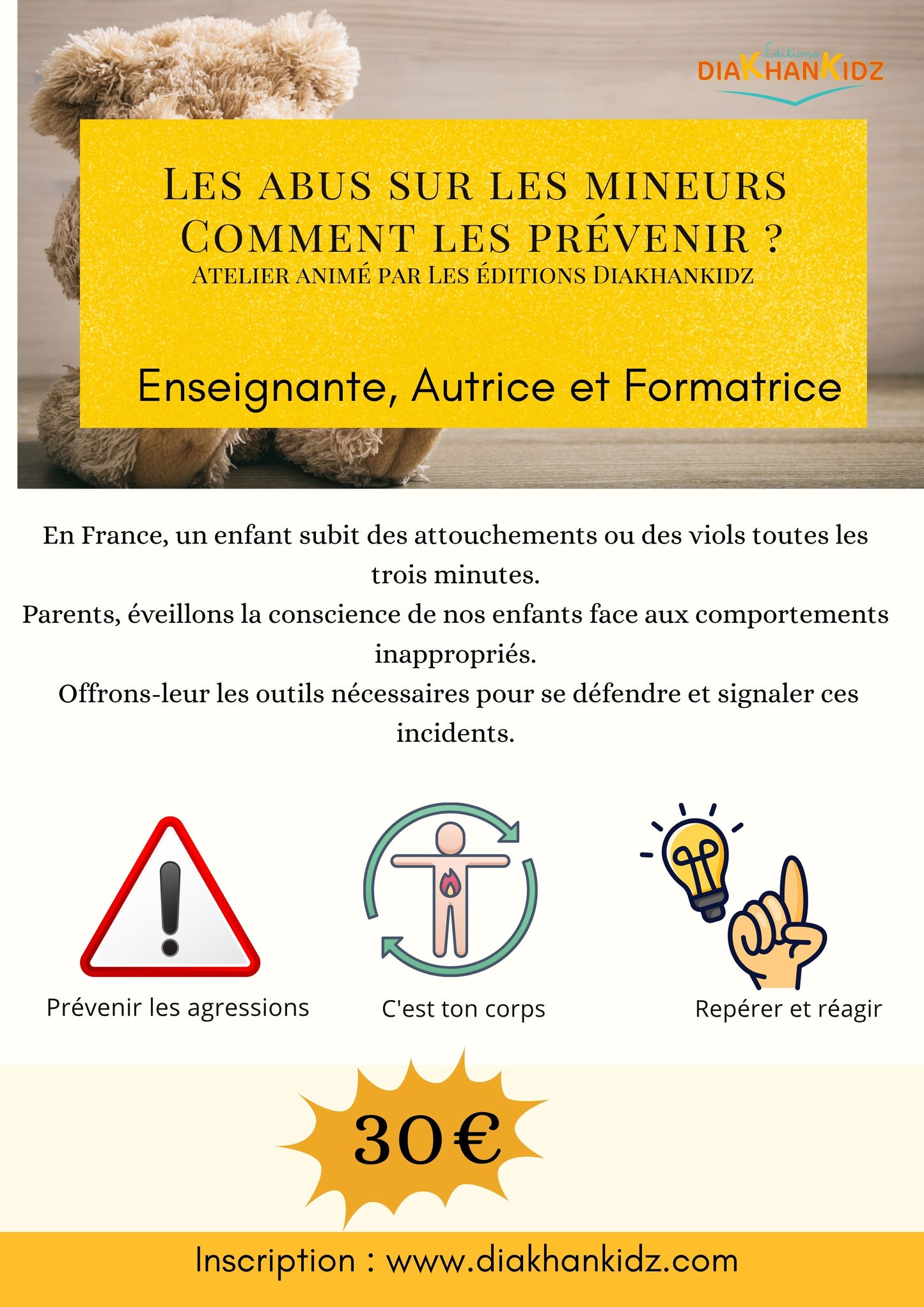 Atelier : Les abus sexuels sur les mineurs : Comment les prévenir ?