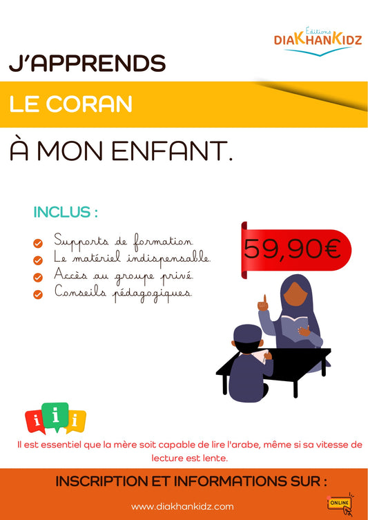 J’apprends le Coran à mon enfant